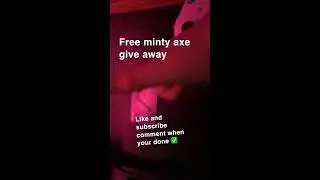 Free minty axe giveaway