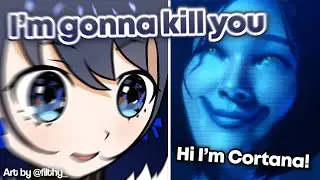 Cortana is back to destroy Kronii's stream 3 times and she is now stronger than ever