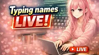 Type/Comment your name LIVE! | Viewer Chat Interaction