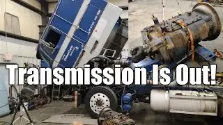 Cabover Transmission Is Out!  Transmission Rebuild Part 3