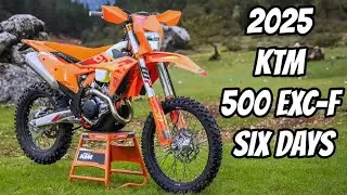 НОВЫЙ 2025 KTM 500 EXC-F SIX DAYS ПОДРОБНЫЙ ВЗГЛЯД