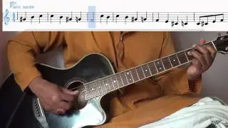 Carnatic Classical Music Saralevarase Guitar  tutorial