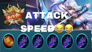 MIYA ATTACK SPEED TROLL(VS AI) - Mobile Legend #3