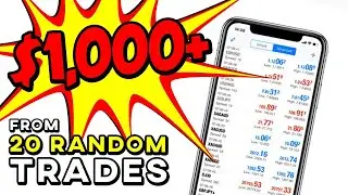 Random Trading Experiment Generates 1000 Dollars!