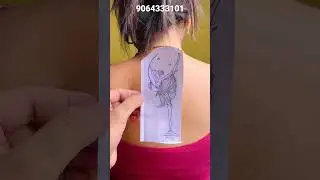 Girls Back tattoo #girls #Back #tattoo #girls #tattoo #viral #reels #tattoowala #tattoosanu