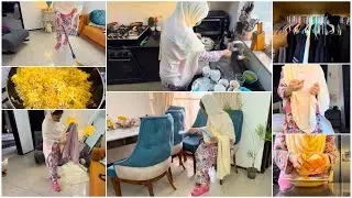 6 AM Productive Housewife Morning Routine l Clean, Cook and Organize|Cleaning Tips Homemaker Wajeeha