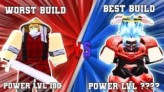 WORST BUILD VS BEST BUILD IN DRAGON BLOX