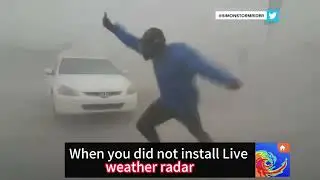 When did not install live weather app in your phone
