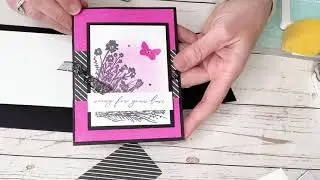 Corner Bouquet Stamp Set...and it is actually pretty! Lunch Break with Ronda Wade