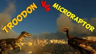 Troodon VS Microraptor || Ark Battle