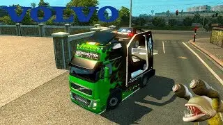 Volvo FH 2009 Auto Transporter/ Car carrier ОБЗОР для Euro Truck Simulator 2 (v1.26.x, - 1.31.х)