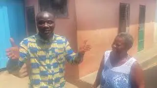 Ablade TV team lead Nii Obodai receives a dance and hug for a good presentation