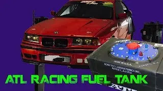 BMW e36 V8   Racing Fuel Cell installation