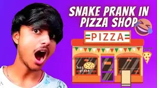 Snake Prank On Pizza Shop 🐍 | Random Shits #2