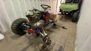 Газонокосилка 4X4 получает шасси и переднюю подвеску, часть 2
