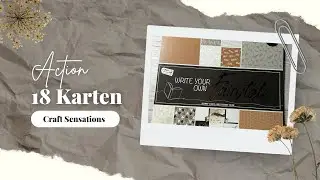 ACTION! 18 Karten ein 30x30 Block - write your own Fairytails von Craftsensations