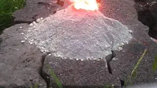 Spektakuläre Schwefel-Eisen Reaktion
