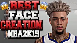★ THE CLEANEST MyPLAYER FACE CREATION IN NBA 2K19! ★ 💦