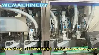 Solvenia Exported Automatic Tracking Type Lube Oil Bottling Loading Filling Capping Labeling Line
