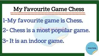 Essay on My Favourite Game Chess ♟️