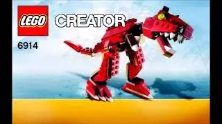 LEGO Creator Prehistoric Hunters 6914 Dinosaur 3 In 1 Instructions DIY Book 1