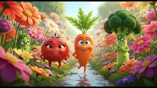 The Magical Vegetable Garden 🌱 | Pixar-Style 3D Animated Story About Friendship & Teamwork