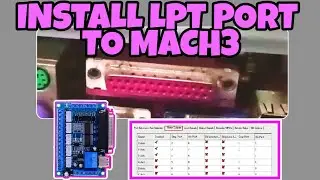 LPT Port Configuration | Cara test DIR dan PULSE untuk OUTPUT mesin CNC