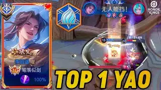 TOP 1 YAO IN CHINA - Best Jungle Heroes With Difficult Skills (Build & Arcana) - Grandmaster Ranked
