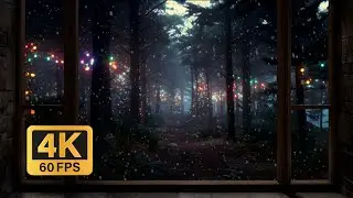 Gloom Altar | 4K Winter Window – The Forest – A Wood That Remembers the Sleepless