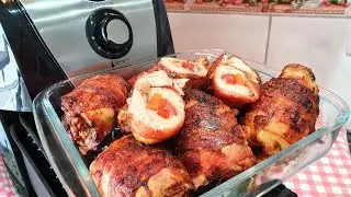 SOBRECOXAS RECHEADAS  NA AIRFRYER