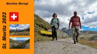 2022, St. Moritz, Muottas Muragl, Rundwanderung zum Ley Muragl, Oberengadin.