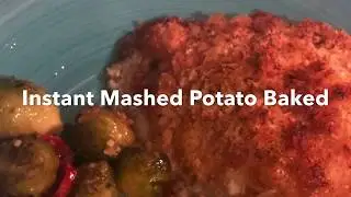 45 minute Instant Mashed Potato Flake Chicken