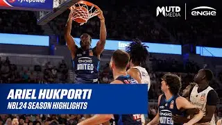 Ariel Hukporti NBL24 Highlights - Melbourne United