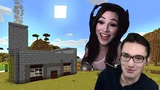 My Celebrity Crush and I start our Dream House in Minecraft
