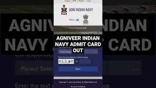 AGNIVEER INDIAN NAVY ADMIT CARD OUT #agniveer #admitcard2022 #indiannavy #agniveernavy #agnipath