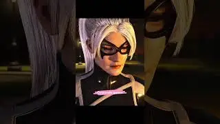 Black cat is OP #SpiderMan2 Shorts: Insane Combat, Swing Tricks & Epic Finish! #GamingShorts