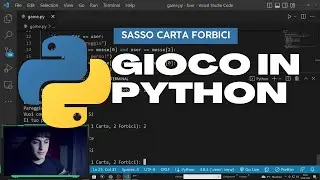 CREA IL TUO PRIMO GIOCO IN PYTHON - COME CREARE SASSO CARTA FORBICE CON PYTHON🐍