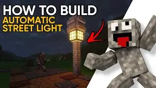 [NEW] Automatic Street Light! Modern UNSEEN Street Lamp Design Idea Minecraft 1.21 +