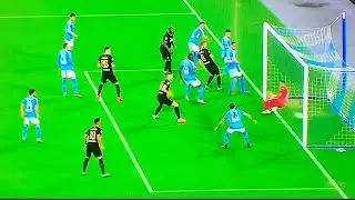 Eriksen goal from the corner kick in Vs Napoli.🎯  #intervsnapoli #Eriksen #intermilan #copaitalia