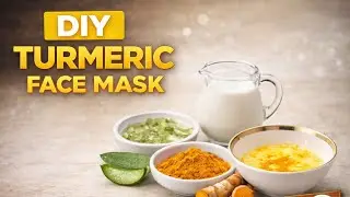DIY Turmeric Face Mask 🌿 | Natural Skincare at Home ✨ I Eshmal diaries 🌸