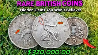 Look For These UK Coins Before You Spend Them! Rare 50p, 10p & 5p Worth BIG Money!