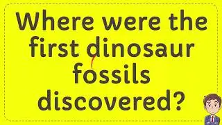 Where were the first dinosaur fossils discovered?