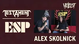 ESP - Interview de TESTAMENT au HELLFEST 2019 avec Alex Skolnick (La Boite Noire)