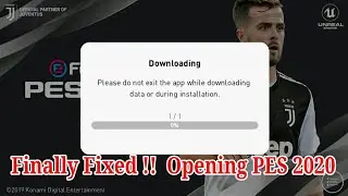 PES 2020 Crashing Problem Solved || PES 2020 Mobile || PES Galaxy Mobile ||