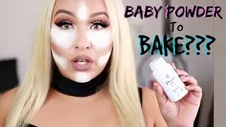 Baking Your Face With Baby Powder?! Does it work!?