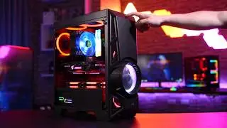 AeroCool Aero Engine RGB Mid Tower Case &ndash; 13 Lighting Modes
