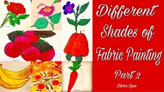 Fabric Painting Tutorial || Different Shades & Techniques Of Fabric Painting In Malayalam