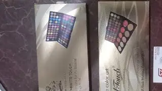 final touch eyeshadow+highlighter  Bulsh on.... #eyeshadowpalette #saimtraders #makeup