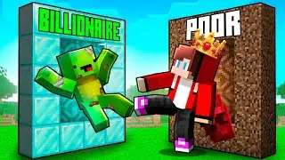 JJ and Mikey Choose the Right Portal! Poor vs Rich Portal in Minecraft (Maizen)