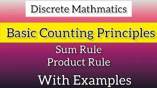 Counting principles-rule of product & sum/Discrete mathmatics